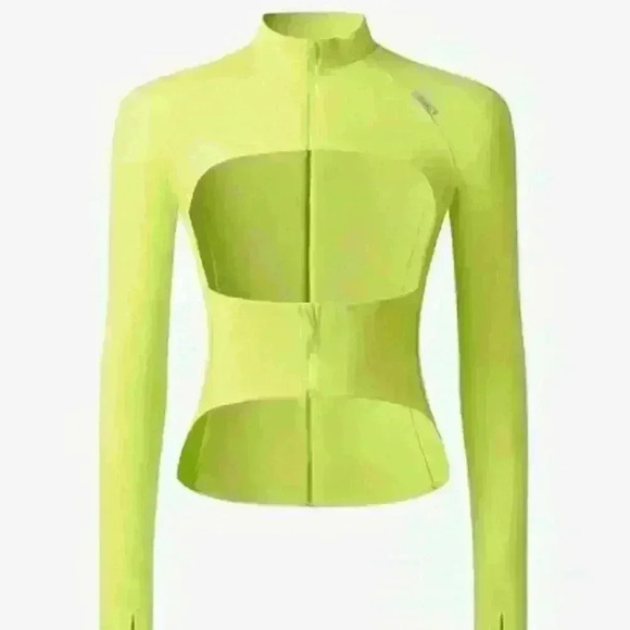 TRANSCEND CUTOUT JACKET - Growth Green - Cycle Jacket - Picture 1 of 1